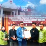 KPU Boalemo Terima Syarat dukungan perbaikan tahap kedua Bapaslon perseorangan