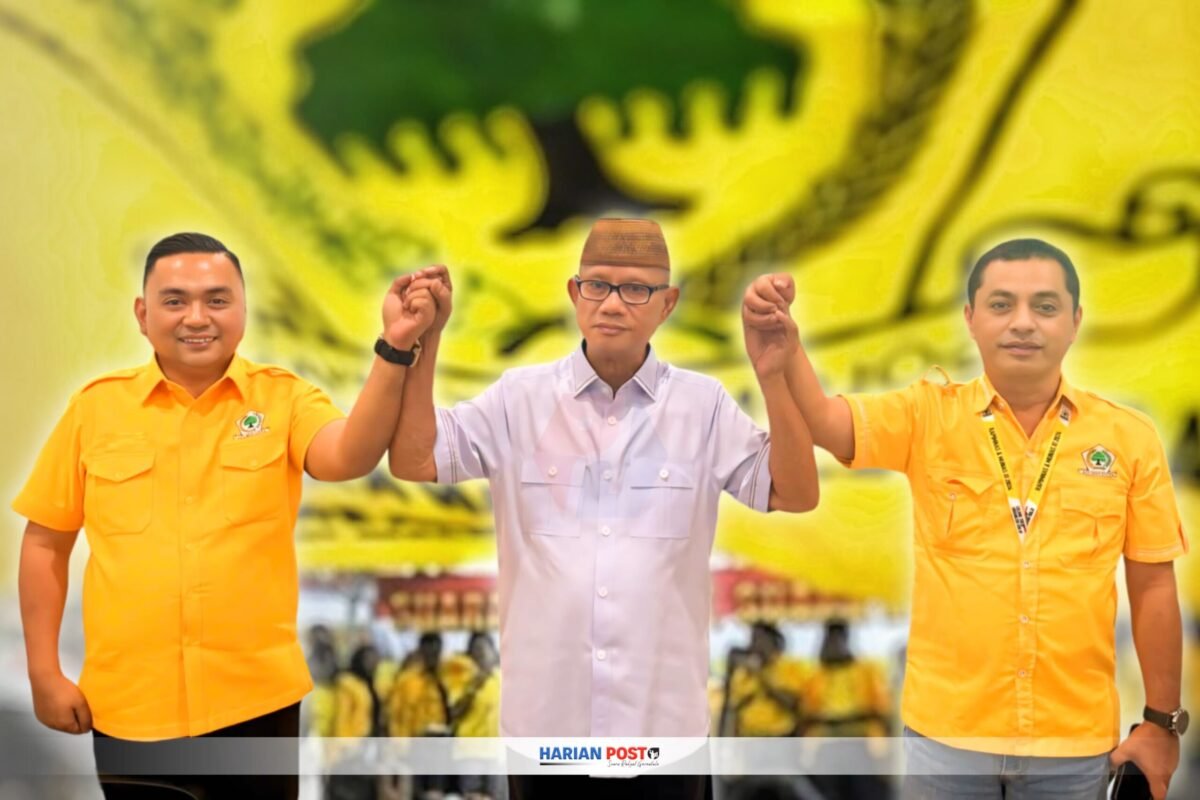 Bakal Calon Bupati Ismet Mile bersama Pimpinan Golkar Bone Bolango