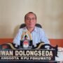 Komisioner KPU Pohuwato Iwan Dolongseda