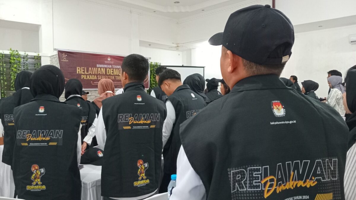 Relawan Demokrasi yang dibentuk KPU Pohuwato