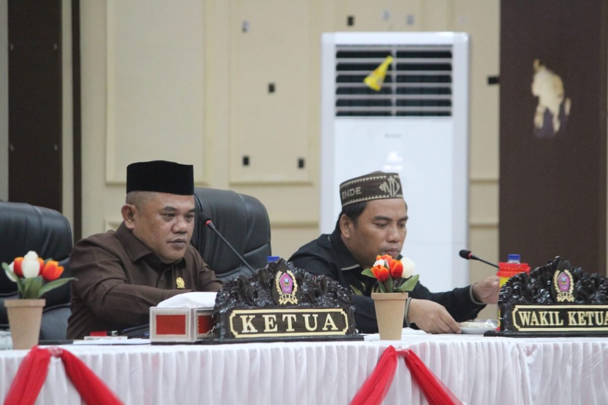 Rapat Paripurna ke-2 usulan pimpinan definitif DPRD Pohuwato periode 2024 -2029 (Foto Guslan Kaco)