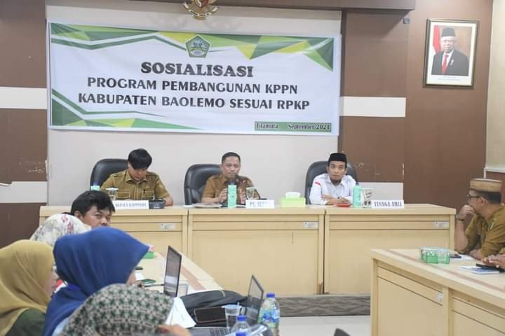 Sosialisasi program pembangunan KPPN kabupaten Boalemo sesuai RPKP