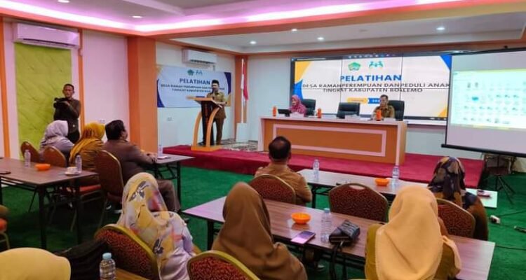 Pelatihan desa ramah perempuan dan peduli anak tingkat kabupaten Boalemo