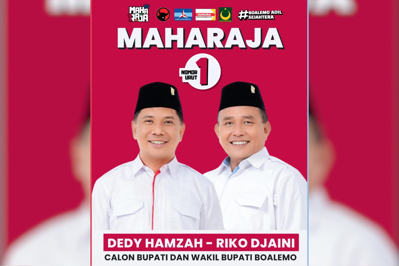 Calon Bupati Boalemo, Dedy Hamzah - Riko Djaini