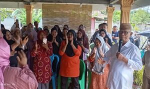 Kampanye tatap muka pasang calon Ismet Mile dan Risman Tulinguhu