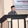 Penjabat Bupati Boalemo, Sherman Moridu saat menghadiri rapat rapat paripurna DPRD Boalemo