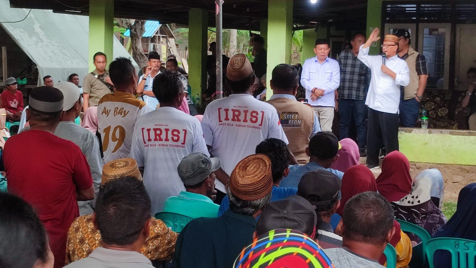 Kampanye pasangan IRIS di Kecamatan Kabila Bone