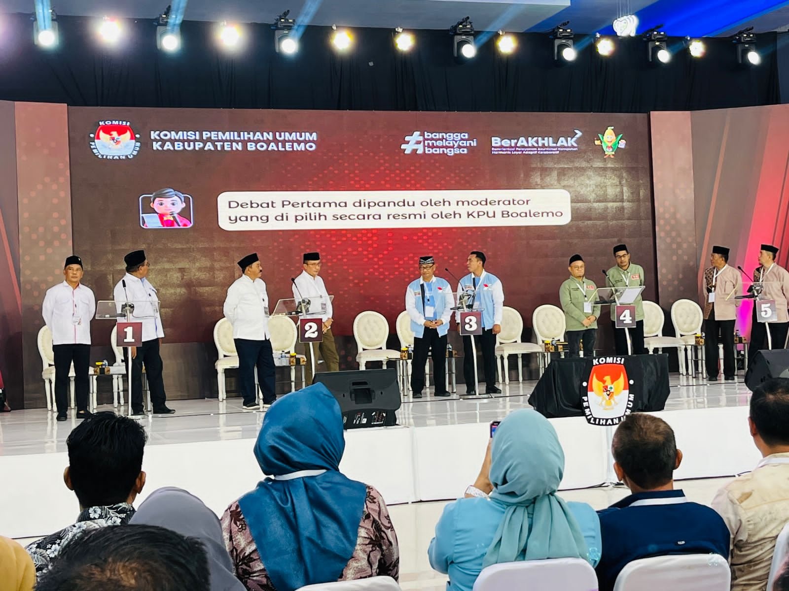 Debat Perdana Paslon Bupati- Wakil Bupati Boalemo