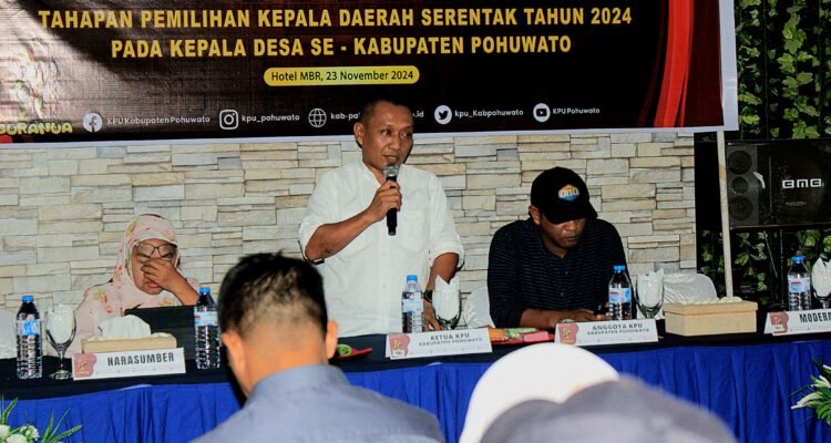 Komisioner KPU Pohuwato Iskandar Ibrahim