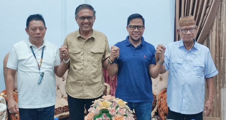 Amran Mustapa dan Irwan Mamesah Bersilaturrahmi Dengan Paslon IRIS