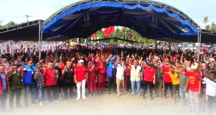 Warga Mananggu Pastikan Menangkan MAHARAJA