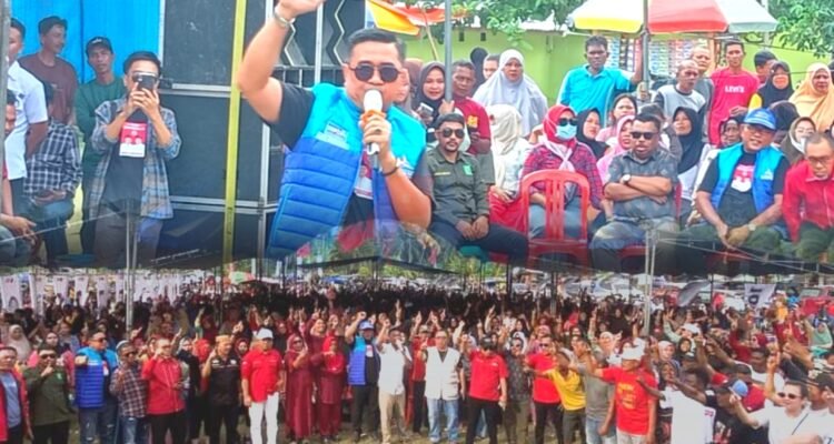 Hardi Mopangga Ajak Masyarakat Boalemo Menangkan Dedy- Riko