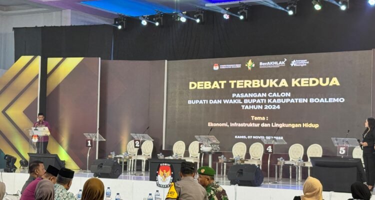 Debat Terbuka Kedua Paslon Bupati dan Wakil Bupati Boalemo