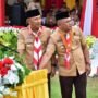 Mabicab Pramuka Pohuwato Saipul Mbuinga bersama Ketua Kwarcab Pramuka Pohuwato Nasir Giasi