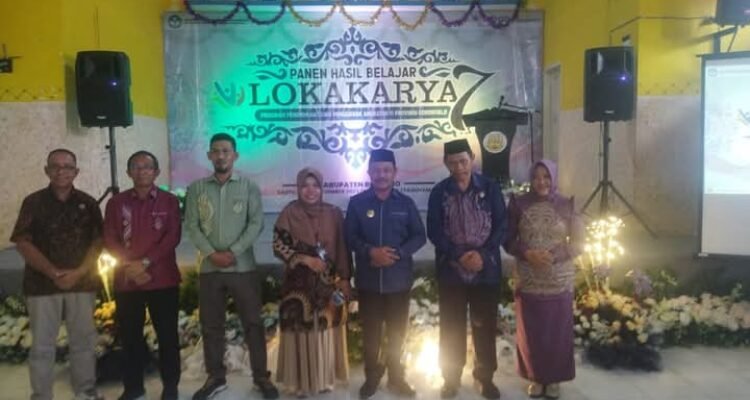 lokarya panen hasil Belajar program guru penggerak Angkatan 11 Provinsi Gorontalo, di SMA Negeri I