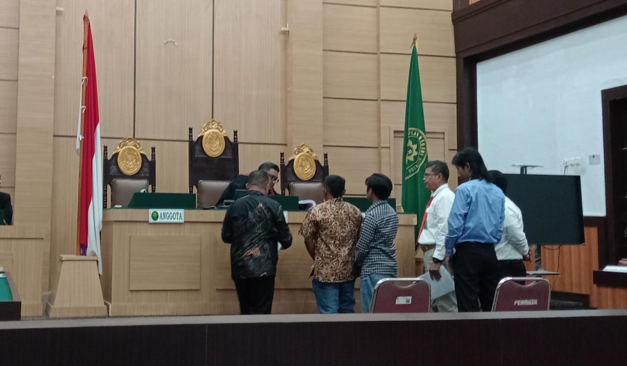 Prosesi sidang Praperadilan Dua Warga Popayato yang Ditangkap Gakkum LHK