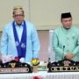 Fahri Hamzah (Kiri) dan Ketua DPRD Pohuwato Beni Nento