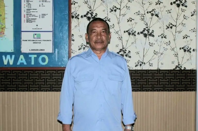 Direktur Perumdam Tirta Moolango Pohuwato Kaharudin Rahim
