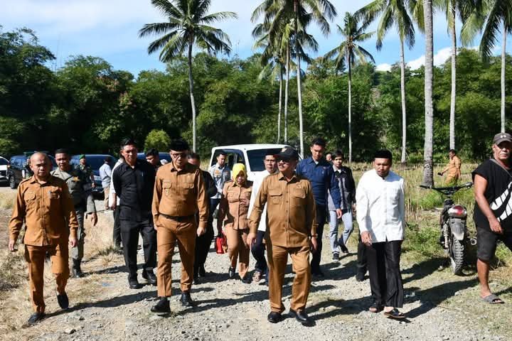 Pemkab Boalemo Cek Lokasi Pembangunan Batalyon TNI AD