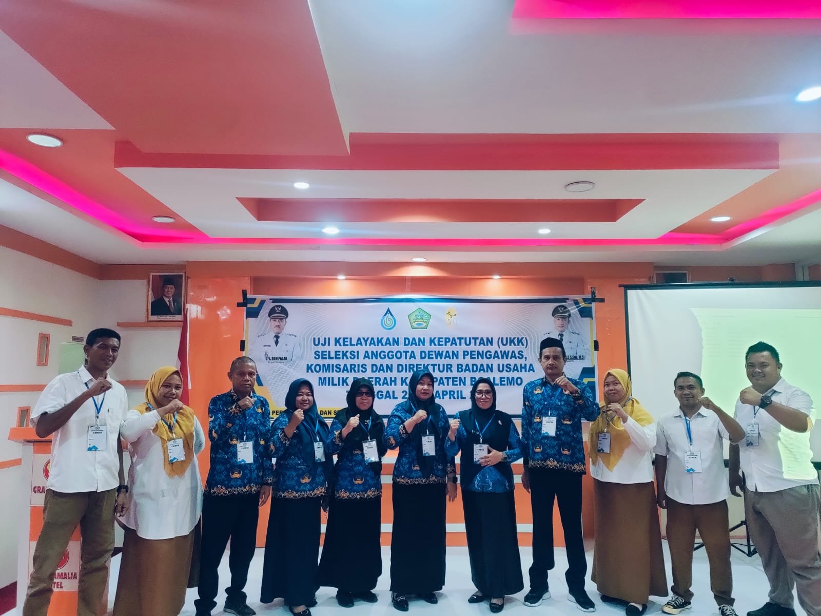 Panitia seleksi terbuka calon Direktur dan Dewas PERUMDA Air Minum Tirta Boalemo serta PT. BIG (Boalemo Idaman Gorontalo)