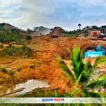 Tampak kerusakan lingkungan akibat aktivitas pertambangan ilegal desa Dulupi (Foto: harianpost/Isham)