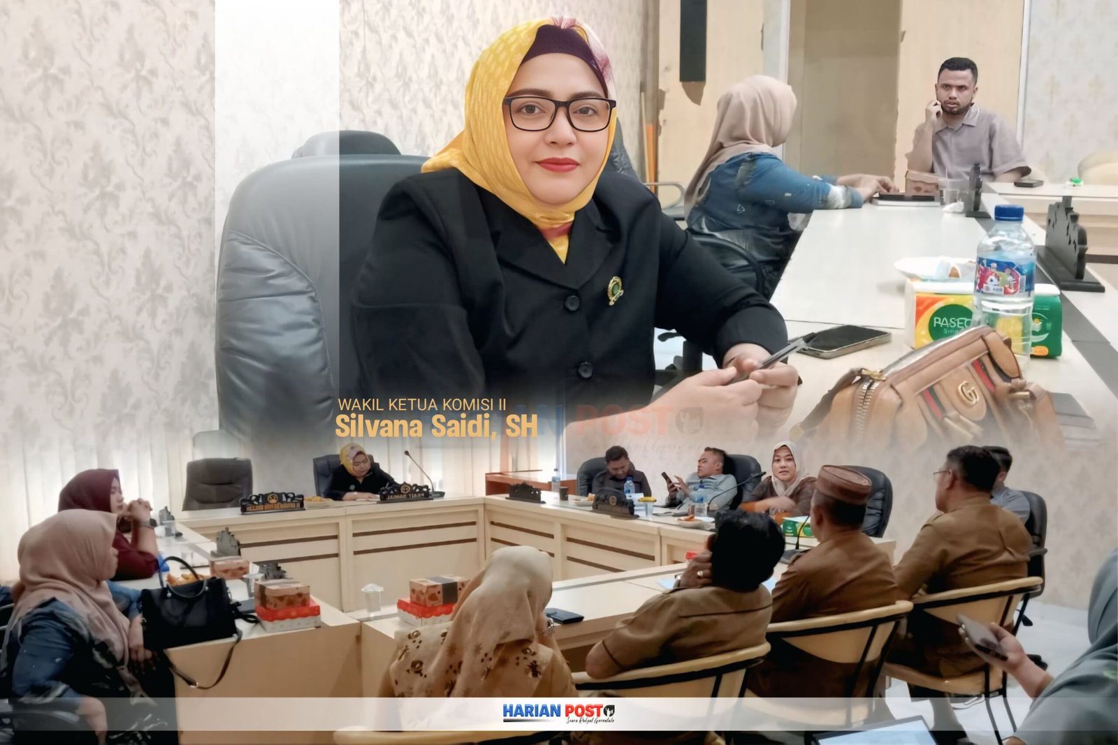Komisi II DPRD Boalemo saat Rapat Dengar Pendapat (RDP) bersama Dinas Koperasi Usaha Kecil dan Menengah, Perindustrian dan Perdagangan (Kumperidag)