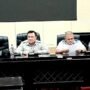Ketua DPRD Beni Nento Didampingi Ketua Komisi III Nasir Giasi menerima aspirasi HMI Pohuwato