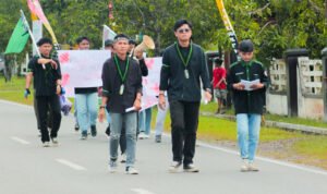 Aliansi Komisariat HmI Cabang Pohuwato Gelar Aksi Demonstrasi Soroti Kerusakan Lingkungan Akibat Aktivitas PETI