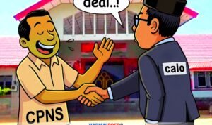Ilustrasi Penipuan Penerimaan CASN Oleh Pejabat Lapas Boalemo (Foto Sham/harianpost.id)