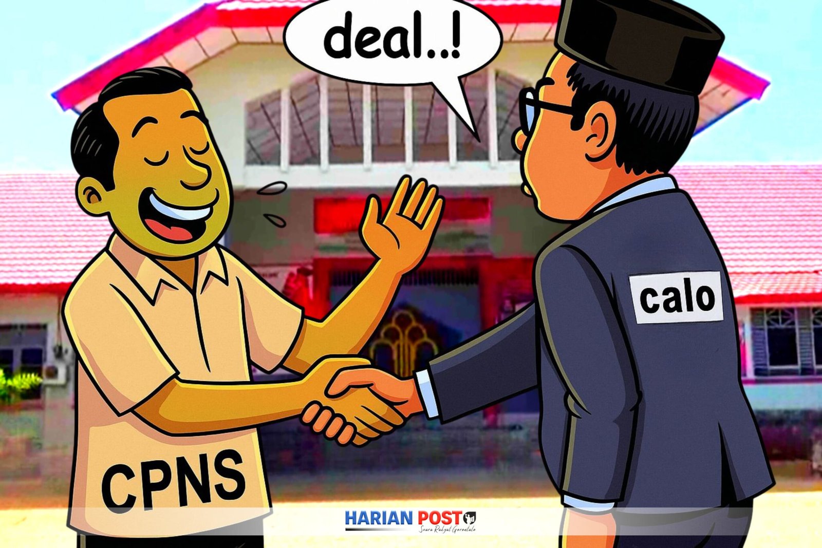 Ilustrasi Penipuan Penerimaan CASN Oleh Pejabat Lapas Boalemo (Foto Sham/harianpost.id)