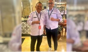 Wakil Bupati Boalemo, Lahmuddin Hambali saat menghadiri munas ASWAKADA