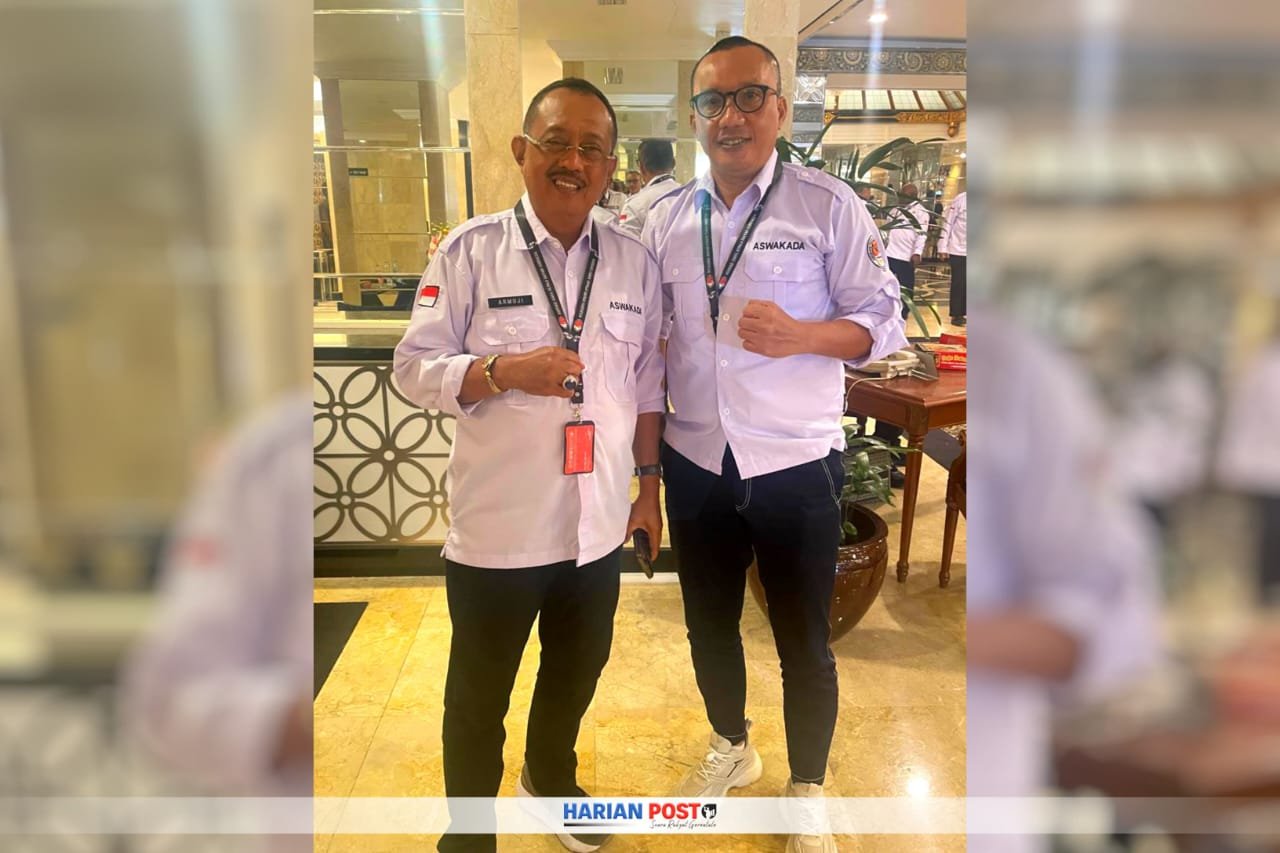 Wakil Bupati Boalemo, Lahmuddin Hambali saat menghadiri munas ASWAKADA