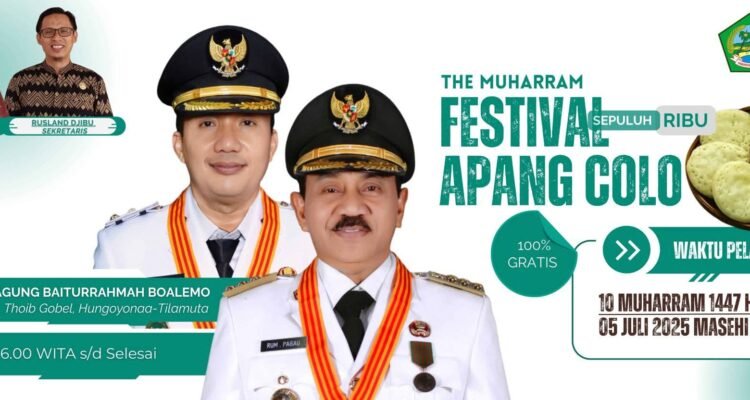 Festival 10 Ribu Apang Colo oleh Panitia Masjid Agung Baiturrahma Boalemo