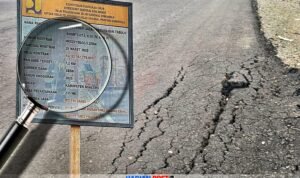 Perkejaan jalan Bypass Lahumbo oleh PT. Tri Sandy Yudha