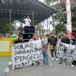 Mahasiswa gelar aksi demonstrasi di Kejaksaan Negeri Boalemo