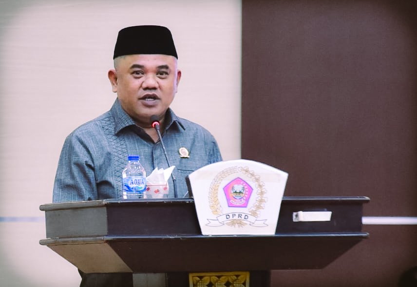 Ketua Pansus RPJMD Pohuwato tahun 2025 - 2029, Nasir Giasi (Foto Iwan Karim)