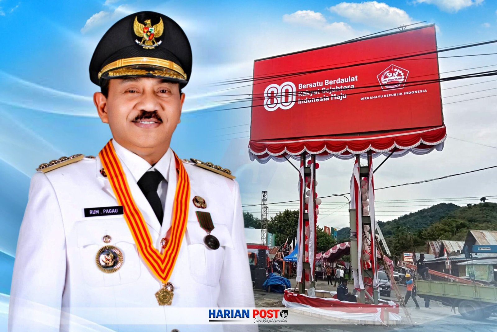 Bupati Boalemo Rum Pagau (Sham/Harianpost.id)