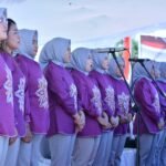 Panua Choir Iringi Upacara HUT ke 80 Republik Indonesia di Kabupaten Pohuwato