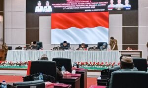 DPRD Pohuwato Melaksanakan Rapat Paripurna Penandatanganan Berita Acara Persetujuan Bersama Terhadap APBD-P Pohuwato tahun 2025, yang Dilaksanakan di DPRD Pohuwato, Selasa, 19 Agustus 2025