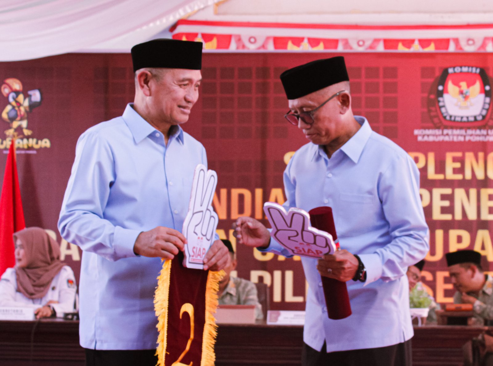 Bupati- Wakil Bupati Pohuwato, Saipul Mbuinga - Iwan Adam ( Harianpost.id)
