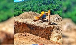Aktivitas tambang di Desa Bulangita dan Teratai