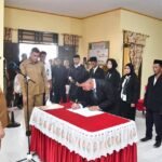 Bupati Boalemo Rum Pagau melantik PAW BPD 4 Desa di wilayah Kabupaten Boalemo