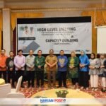 Bupati Boalemo, Rum Pagau saat menghadiri High Level Meeting (HLM) Tim Percepatan dan Perluasan Digitalisasi Daerah (TP2DD)