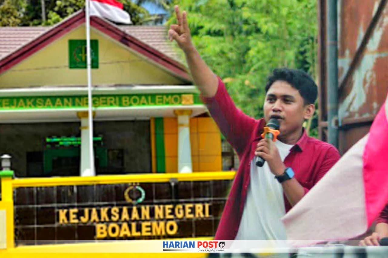 Pemuda Boalemo, Sahril Tialo, ingatkan Kejari Boalemo agar tidak mandek pengungkapan kasus dugaan korupsi perdis fiktif DPRD Boalemo. (harianpost.id)