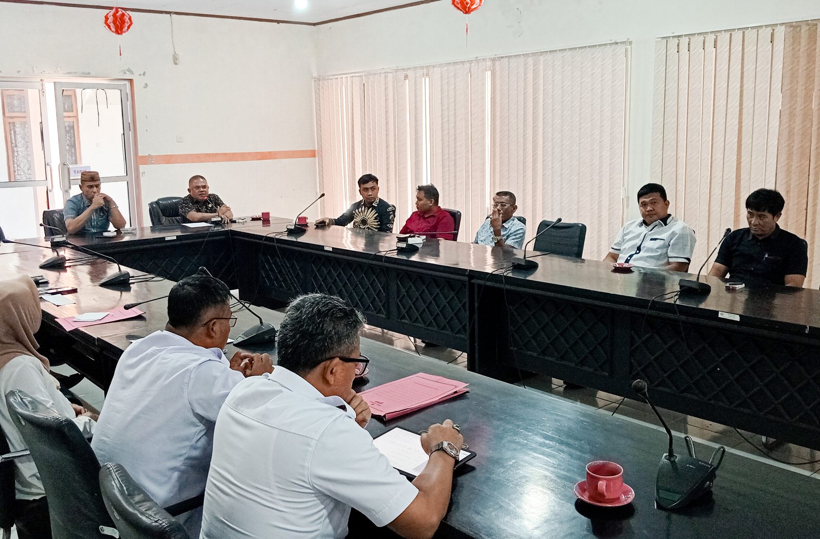 Komisi Satu dan Tiga DPRD Pohuwato Gelar Rapat Evaluasi Pekerjaan Fisik Triwulan III