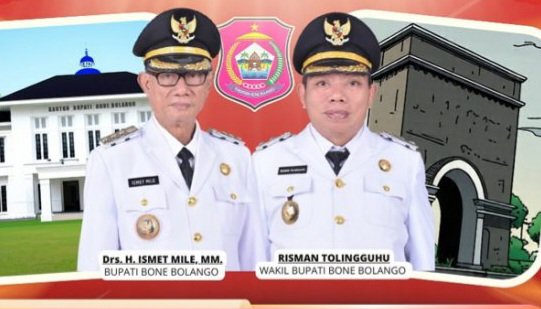Bupati- Wakil Bupati Bone Bolango, Ismet Mile - Risman Tolingguhu