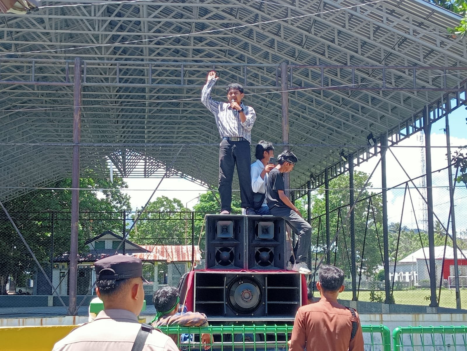 AMMPB Gelar Aksi Demonstrasi di Kejaksaan Negeri Boalemo