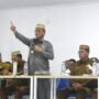 Bupati Bone Bolango, Ismet Mile saat rapat bersama Camat, Lurah, Kepala Desa, hingga Kepala Dusun se-Kabupaten Bone Bolango.
