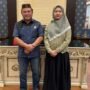 Ketua DPRD Pohuwato Beni Nento dan Kepala BPJS Ketenagakerjaan Pohuwato Sri Mulyana