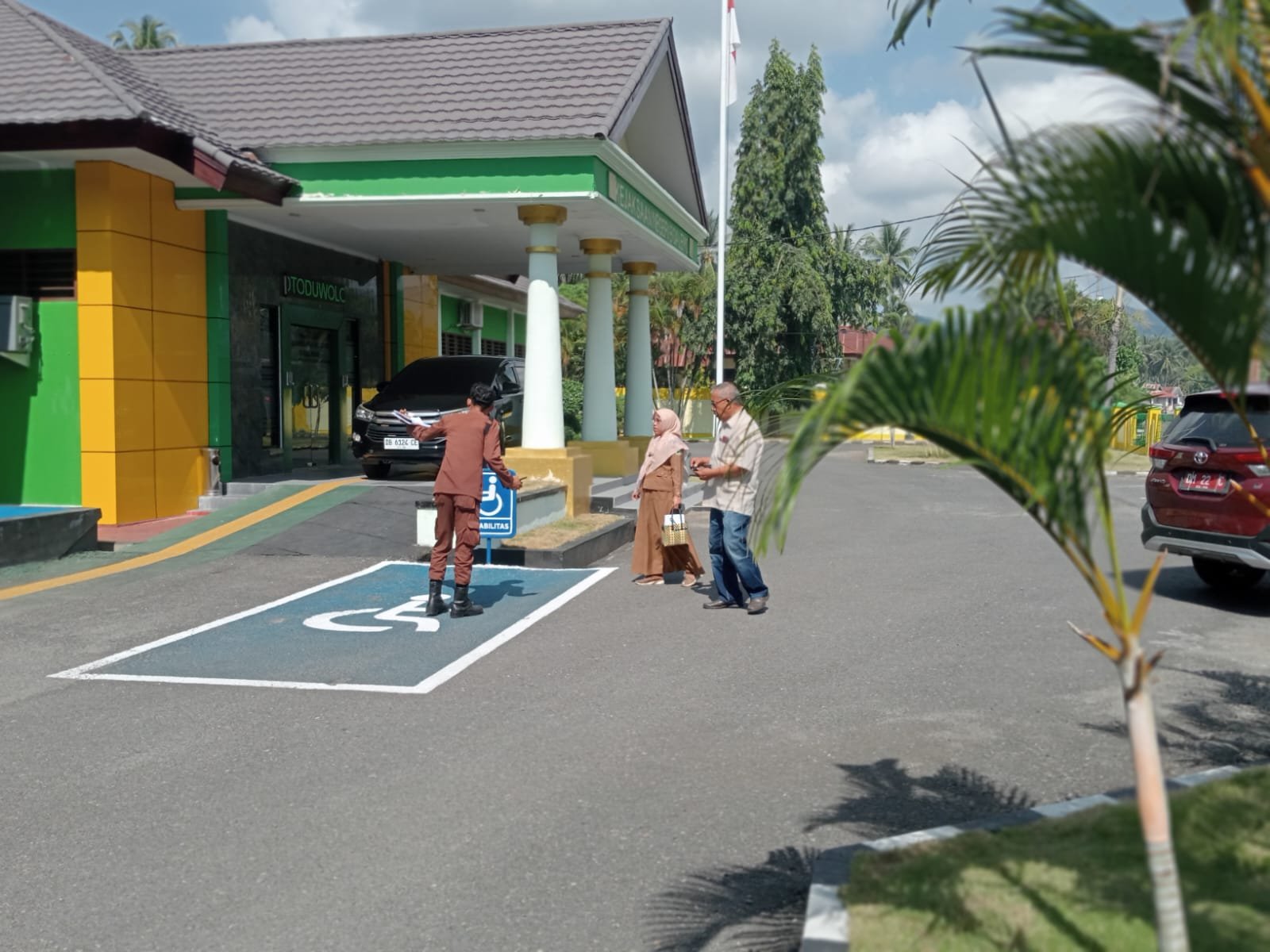 Mantaj Sekwan DPRD Boalemo Tiba di Kejaksaan Negeri Boalemo